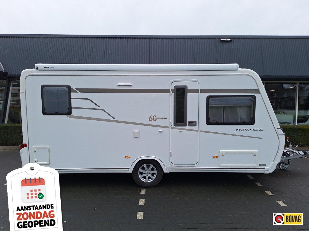 Eriba Nova GL - 60 edition 465 LUIFEL, FIETSDRAGER, ATC, Caravans en Kamperen, Rondzit, Bedrijf, Fietsenrek, 5 tot 6 meter