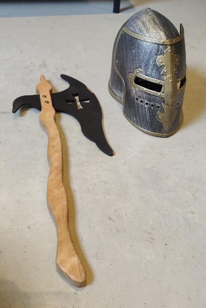 Speelset Helm en Bijl voor Kinderen, Ophalen of Verzenden, Gebruikt, Jongen of Meisje