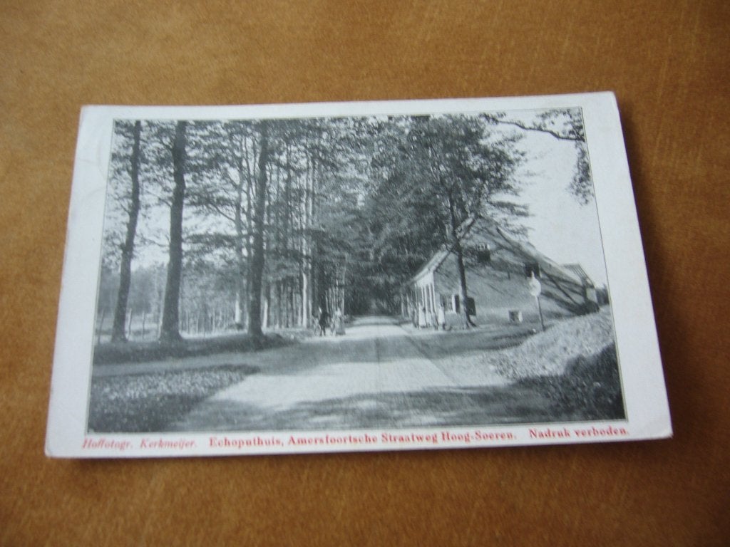 HOOG SOEREN  =  AMERSFOORTSCHE STRAATWEG - ECHOHUIS, Verzamelen, Ophalen of Verzenden, 1920 tot 1940, Gelopen, Gelderland