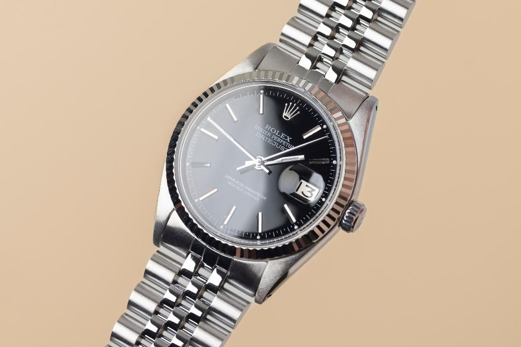 Rolex Datejust 1601 GILT dial 1971, Ophalen, Staal, Polshorloge, Zo goed als nieuw