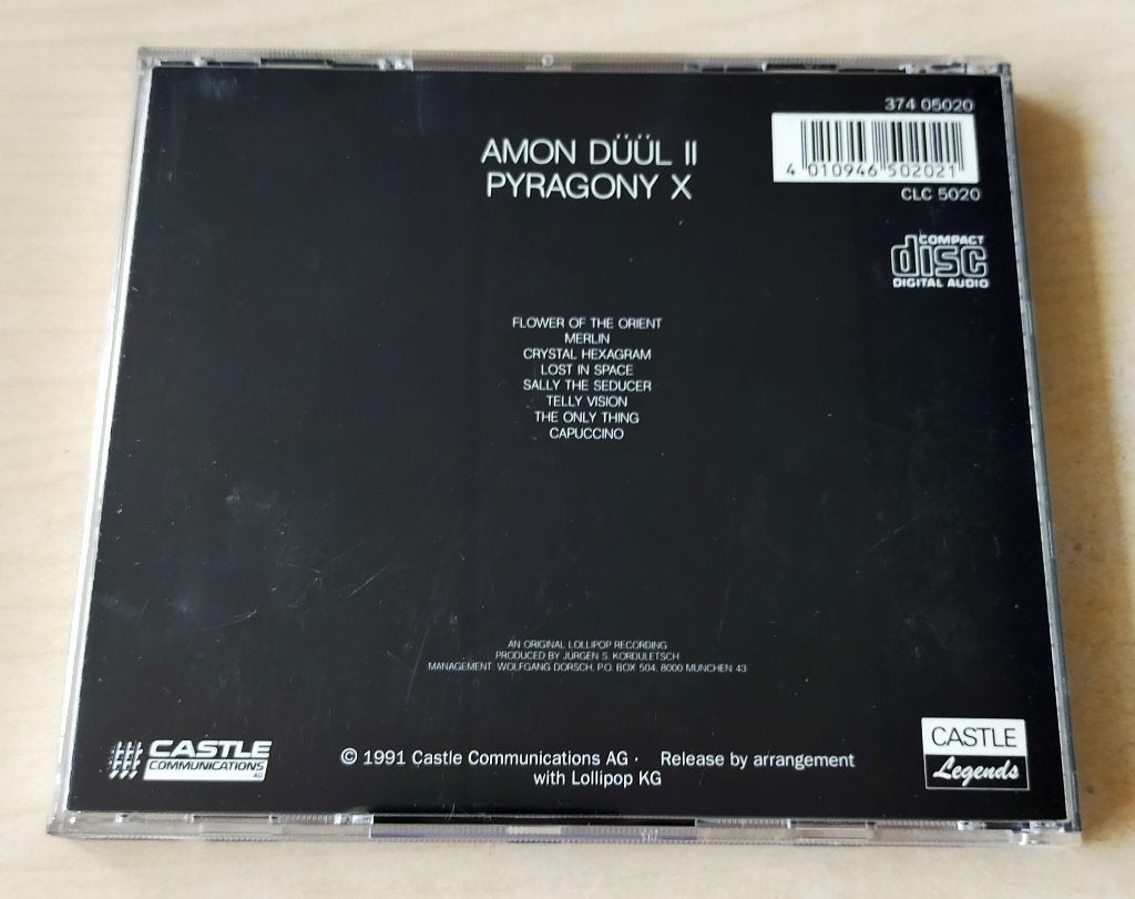 Amon Duul II - Pyragony X CD 1976/1991, Ophalen of Verzenden, Gebruikt, Progressive