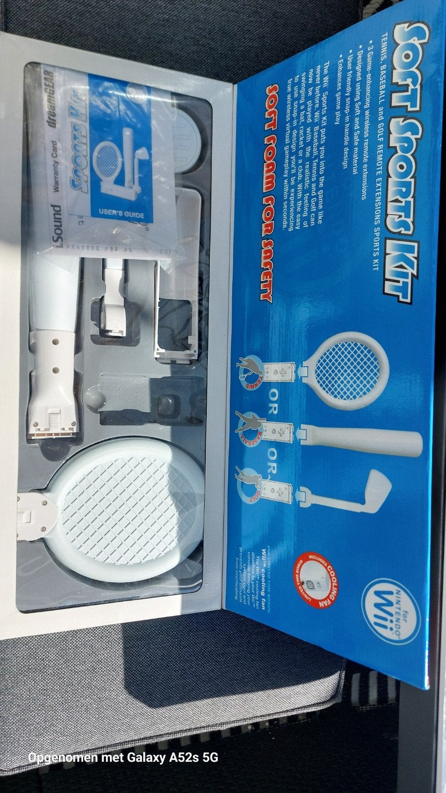 Wii Soft Sports Kit - Tennis, Honkbal, Golf Accessoires, Ophalen, Nieuw, Zonder controller