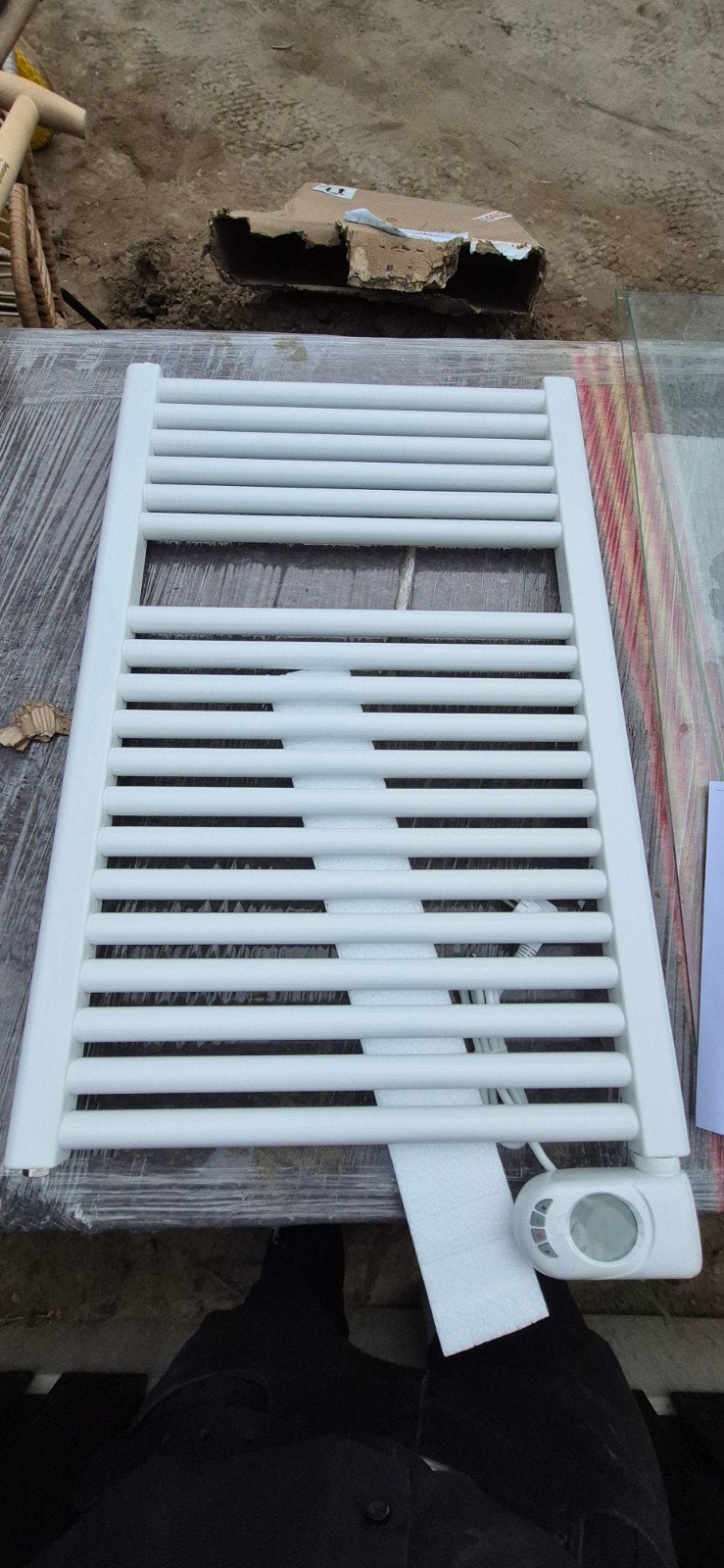 Nieuwe elektrische radiator met thermostaat, 500W, 30 tot 80 cm, 500 tot 800 watt, Radiator, Nieuw