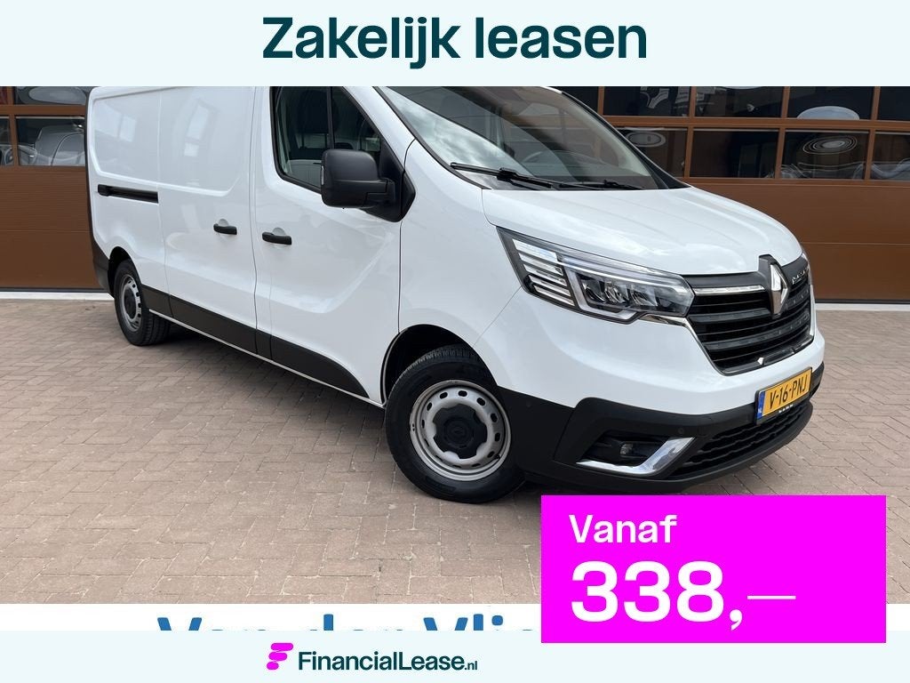 Renault Trafic 2.0 dCi E6 130pk L2 Comfort 3p BPM Vrij! Leas, Auto's, Bestelauto's, Bedrijf, Lease, Financial lease, ABS, Airbags