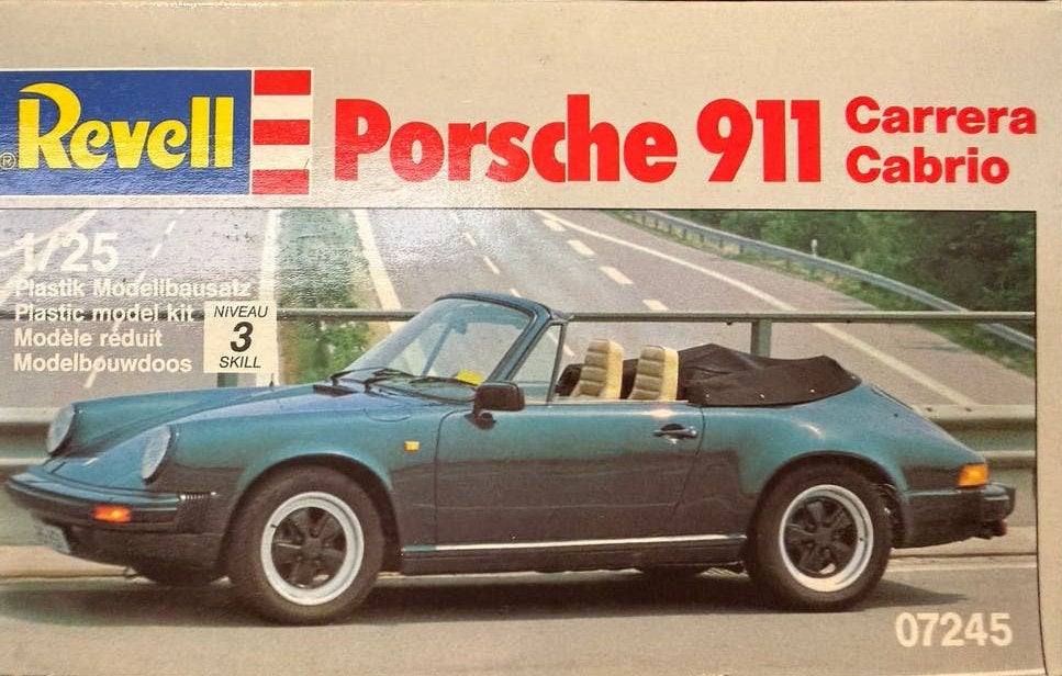 Revell Porsche 911 Carrera Cabrio modelbouwdoos 1:25, Auto, Verzenden, Nieuw, 1:32 tot 1:50