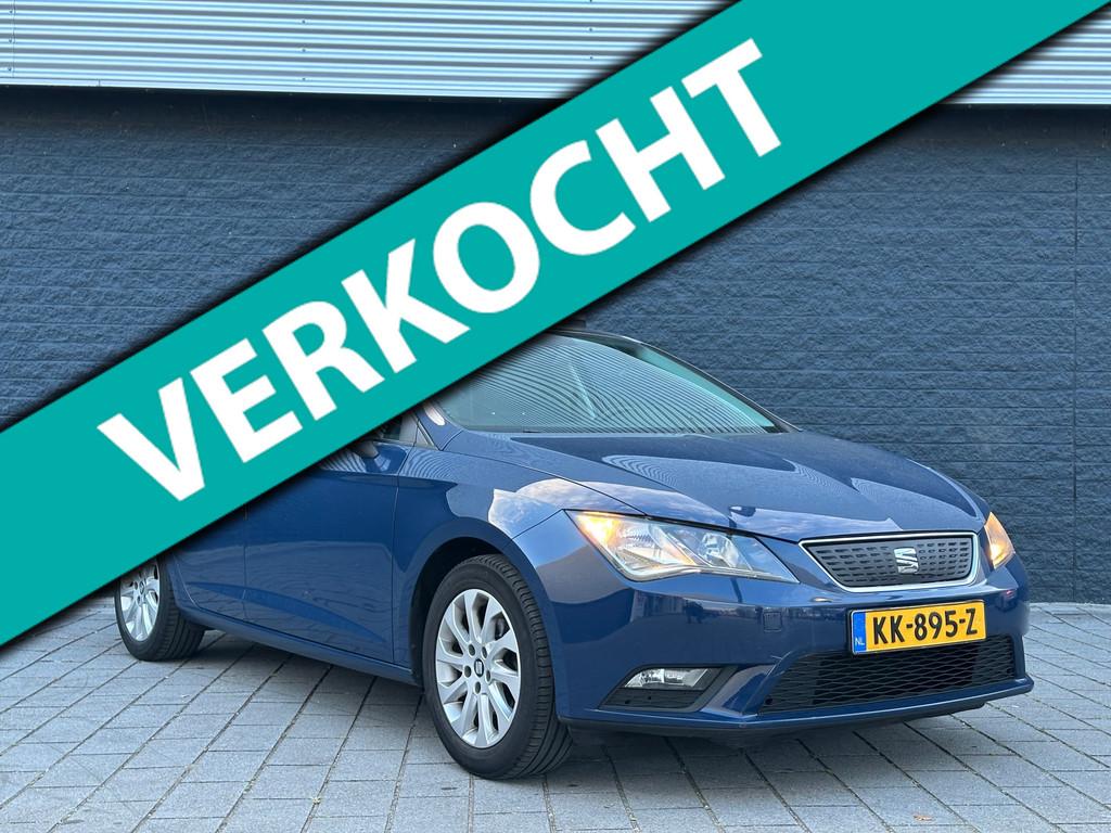 Seat Leon 1.0 EcoTSI Style Connect Panorama Dealer onderhoud, Auto's, Seat, Bedrijf, Te koop, Leon, ABS, Airbags, Airconditioning
