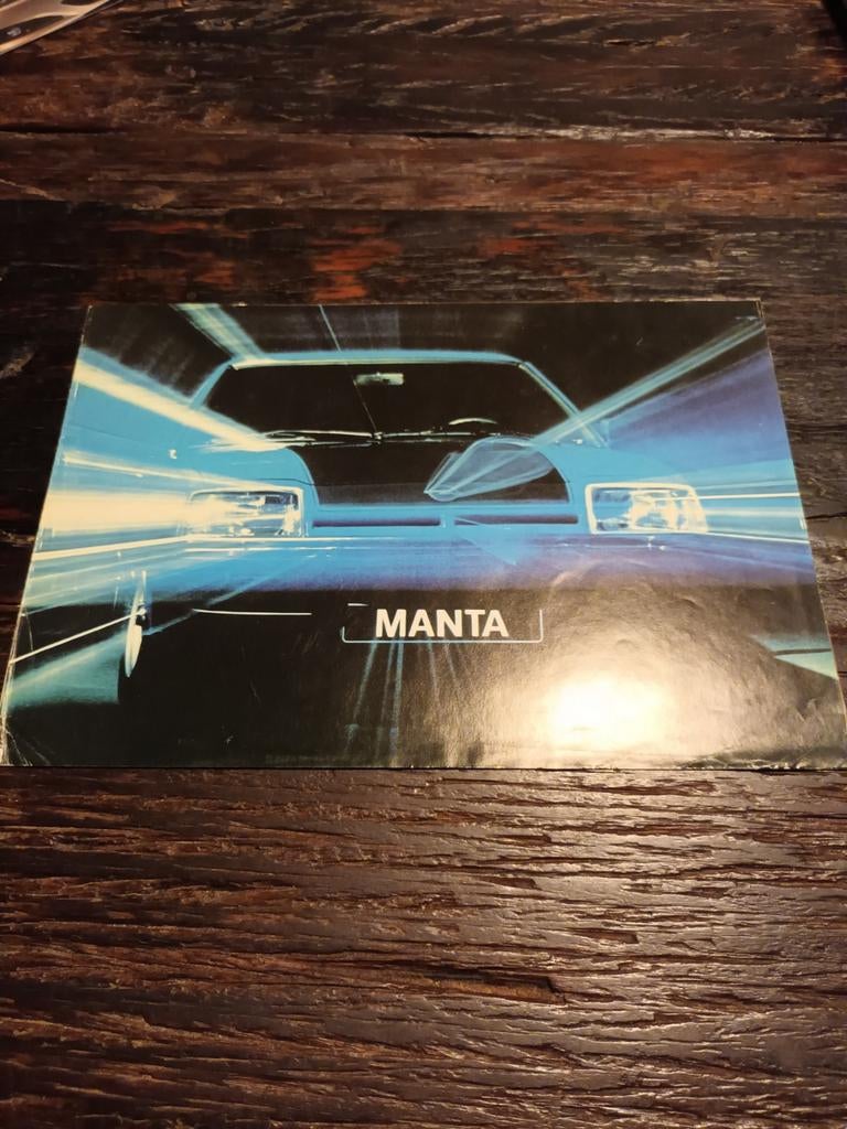 Opel Manta B1 reclamefolder 1975 - 4 pagina's, Boeken, Auto's | Boeken, Ophalen of Verzenden
