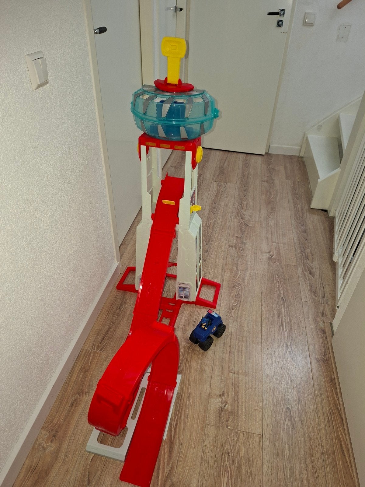 Paw Patrol Uitkijktoren met Chase voertuig, Kinderen en Baby's, Ophalen, Gebruikt, Jongen of Meisje