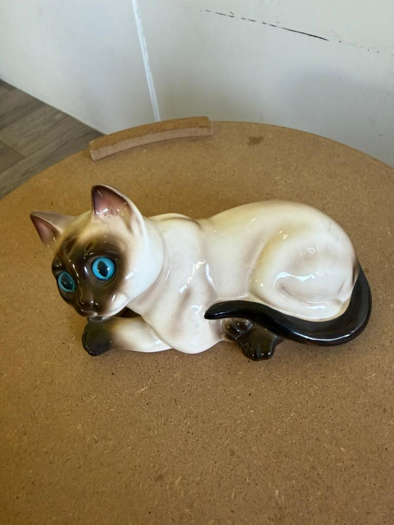 Vintage kattenbeeldje van VAGA 15cm, Antiek en Kunst, Ophalen of Verzenden