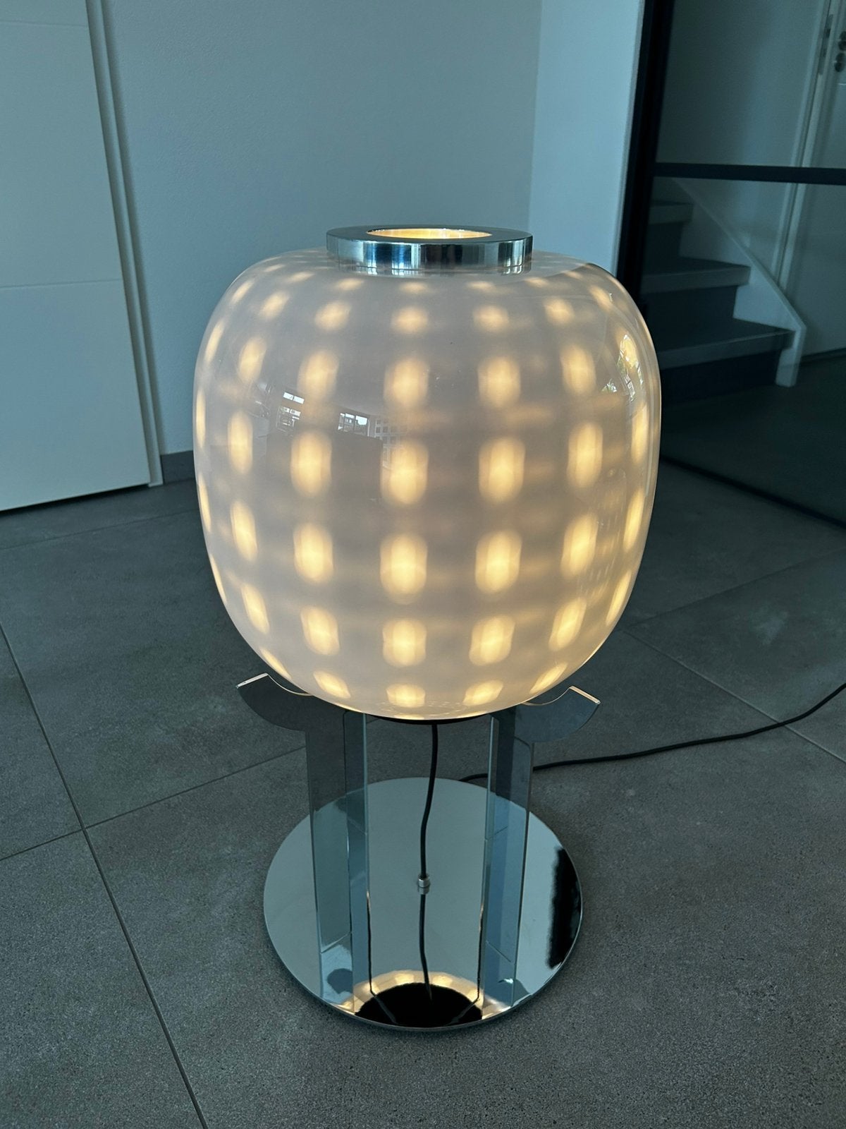 Quasar Holland Mujay murano design glazen dimbare vloerlamp, Huis en Inrichting, Ophalen of Verzenden, Zo goed als nieuw