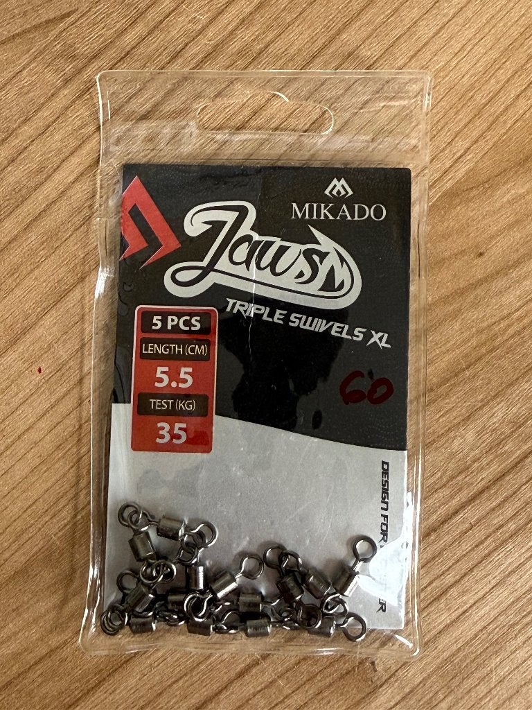 Mikado Jaws Triple Swivels XL – 5 stuks, Overige typen, Nieuw, Ophalen of Verzenden, E