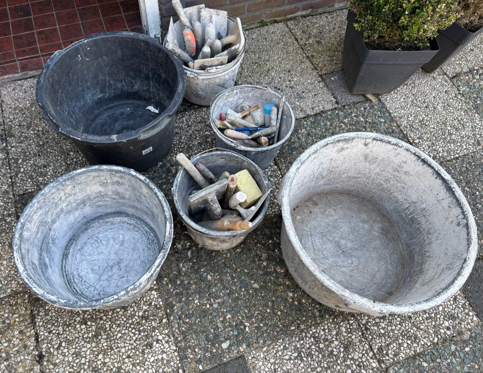 #Aangeboden: een set diverse Gebruikte bouwgereedschappen, #, Ophalen, Gebruikt