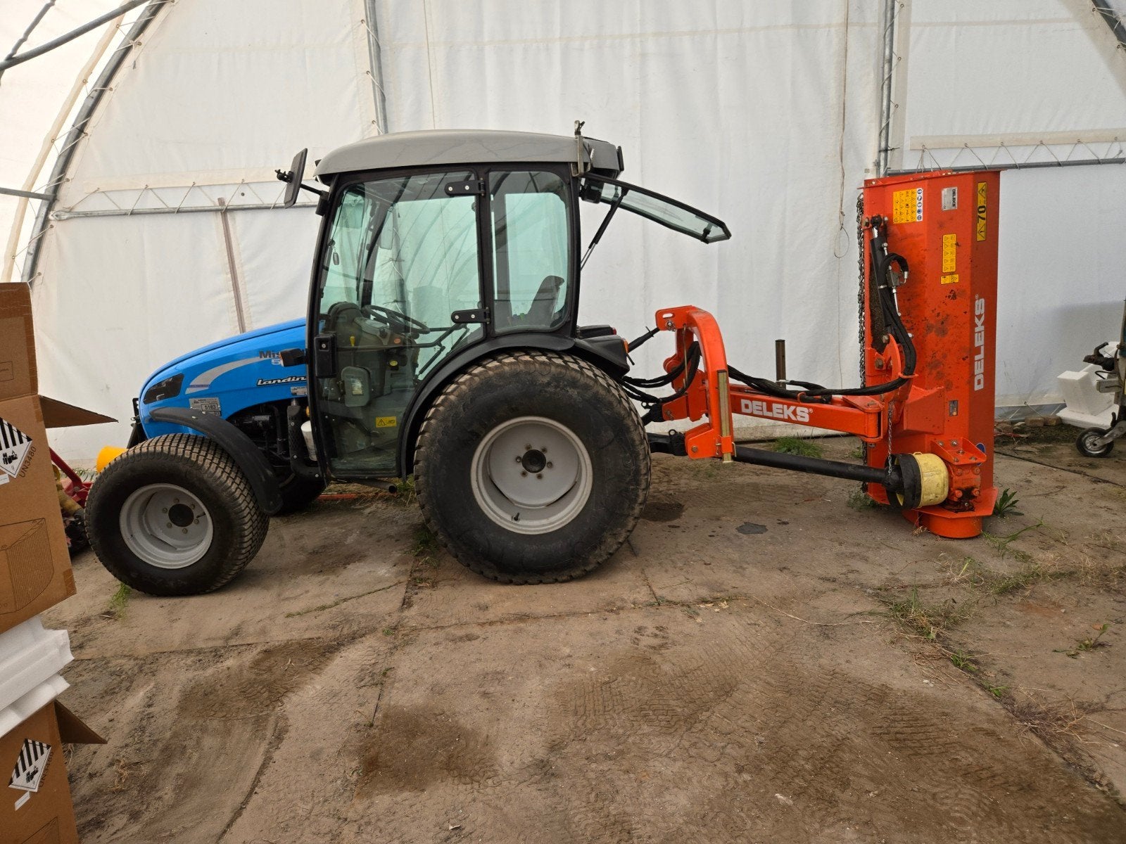 Landini Mistral 50 - 50 pk - Cabine - Gazonbanden, Gebruikt, Tot 2500, Westeinde  55. 8064AJ  Zwartsluis, Tot 80 Pk
