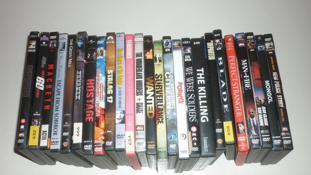 DVD's 80 stuks, Vanaf 16 jaar, Ophalen, Zo goed als nieuw, Actiethriller