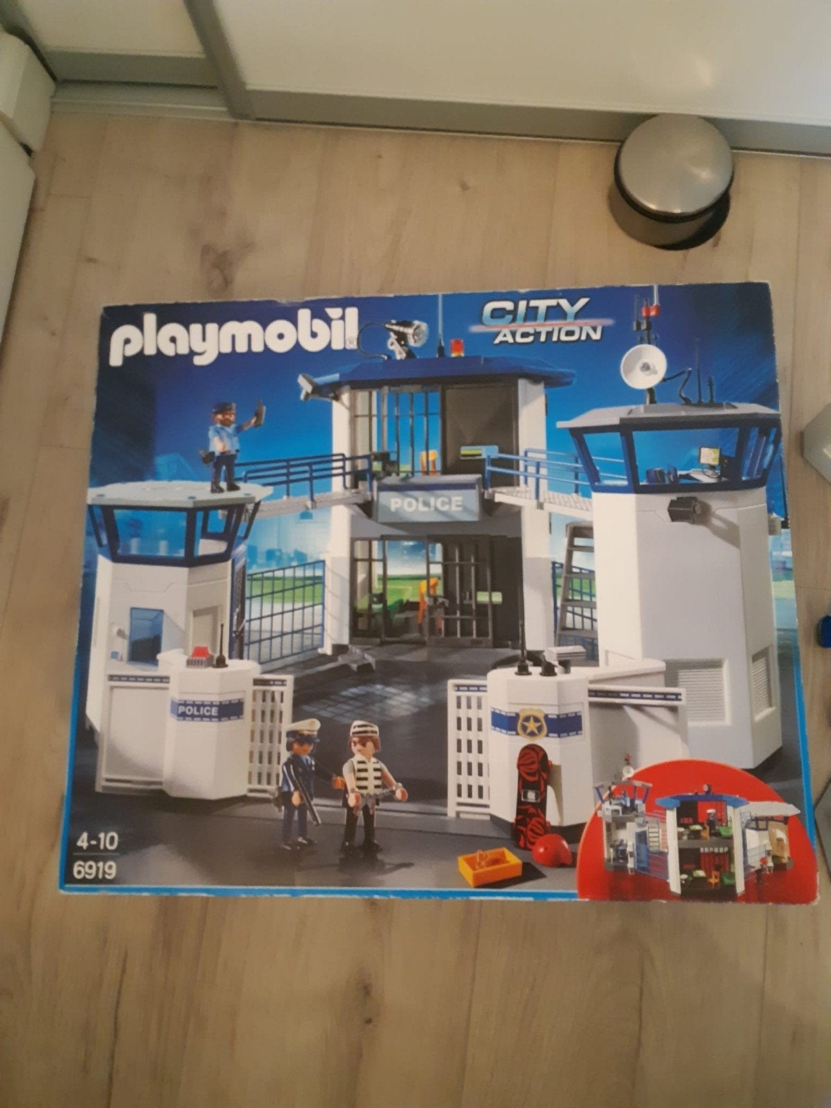 playmobil politiebureau + extra, Ophalen, Gebruikt, Gebouw, Overige series