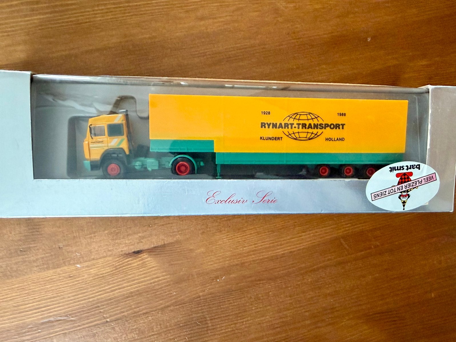 Herpa: Rynart Transport, IVECO Turbostar EXCLUSIVE  SERiE, Ophalen of Verzenden, Zo goed als nieuw, Bus of Vrachtwagen, Herpa