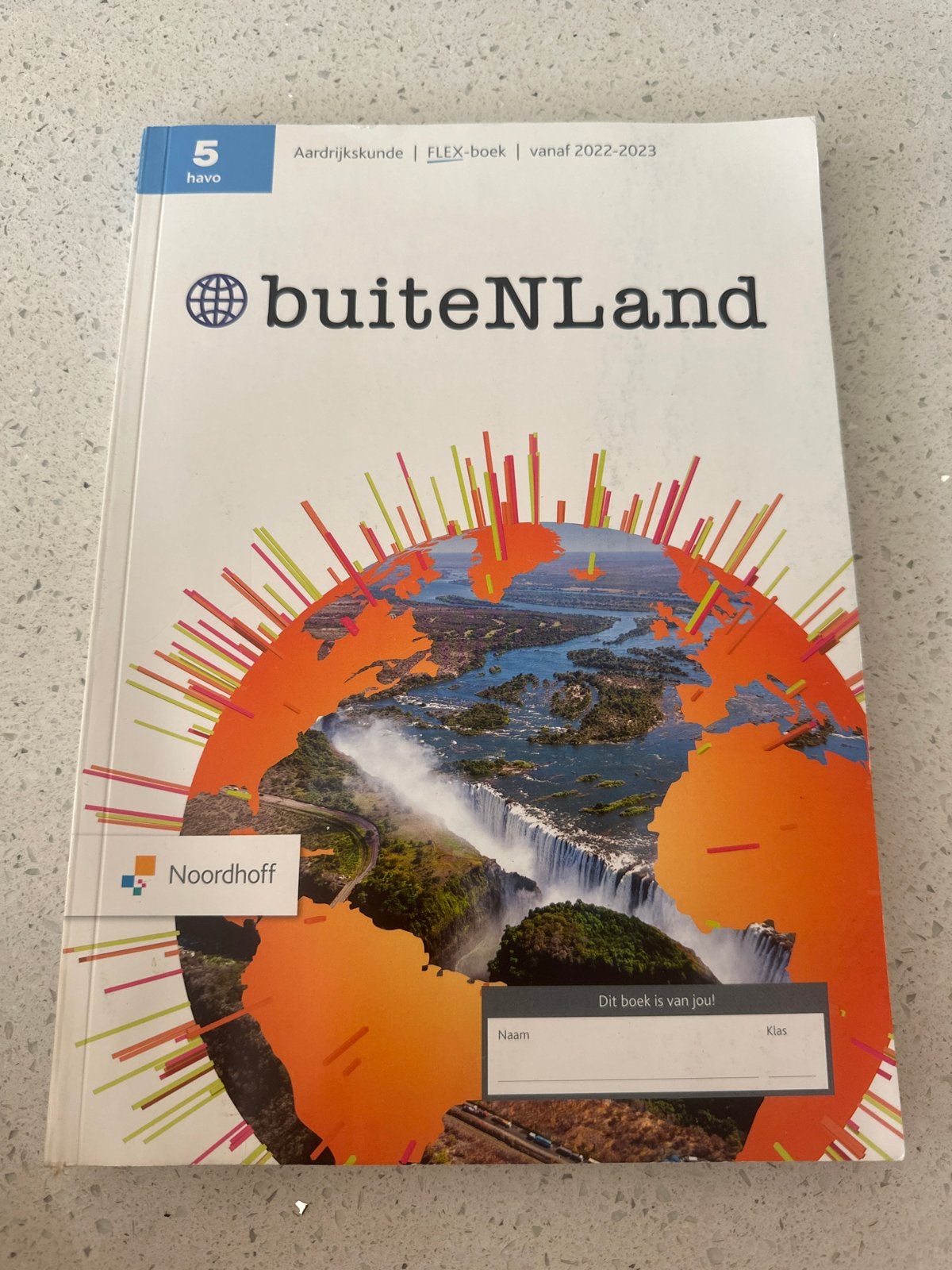Aardrijkskunde 5 havo buiteNLand FLEX-boek 2022-2023, Ophalen of Verzenden, Zo goed als nieuw, HAVO, Aardrijkskunde