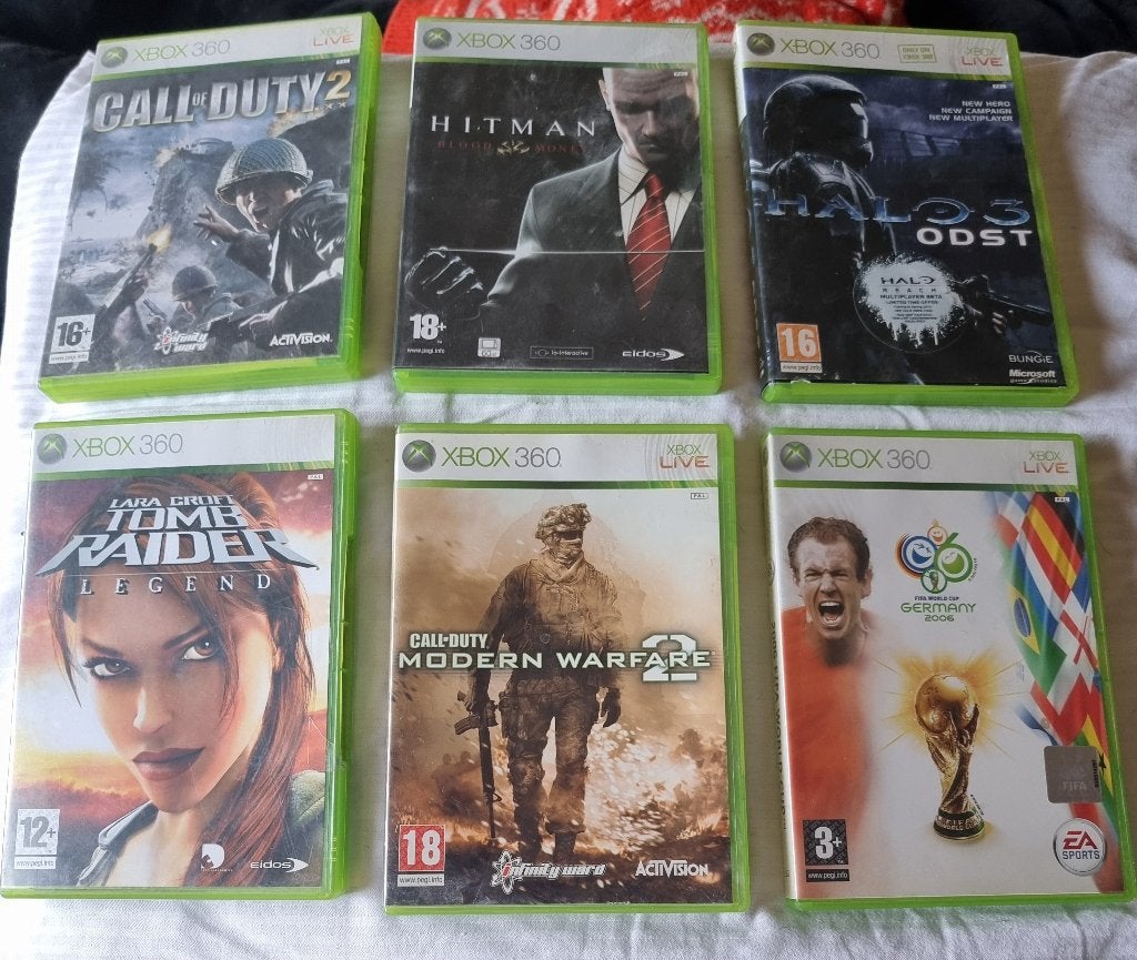 Xbox 360 games Call of Duty, Halo, Hitman, Tomb Raider, FIFA, Vanaf 18 jaar, Shooter, Ophalen of Verzenden, Zo goed als nieuw
