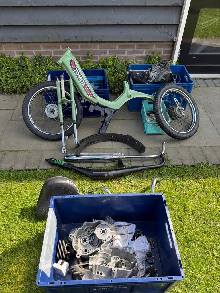 Tomos met geel kenteken met 4tl schakel blok, Ophalen, Overige merken
