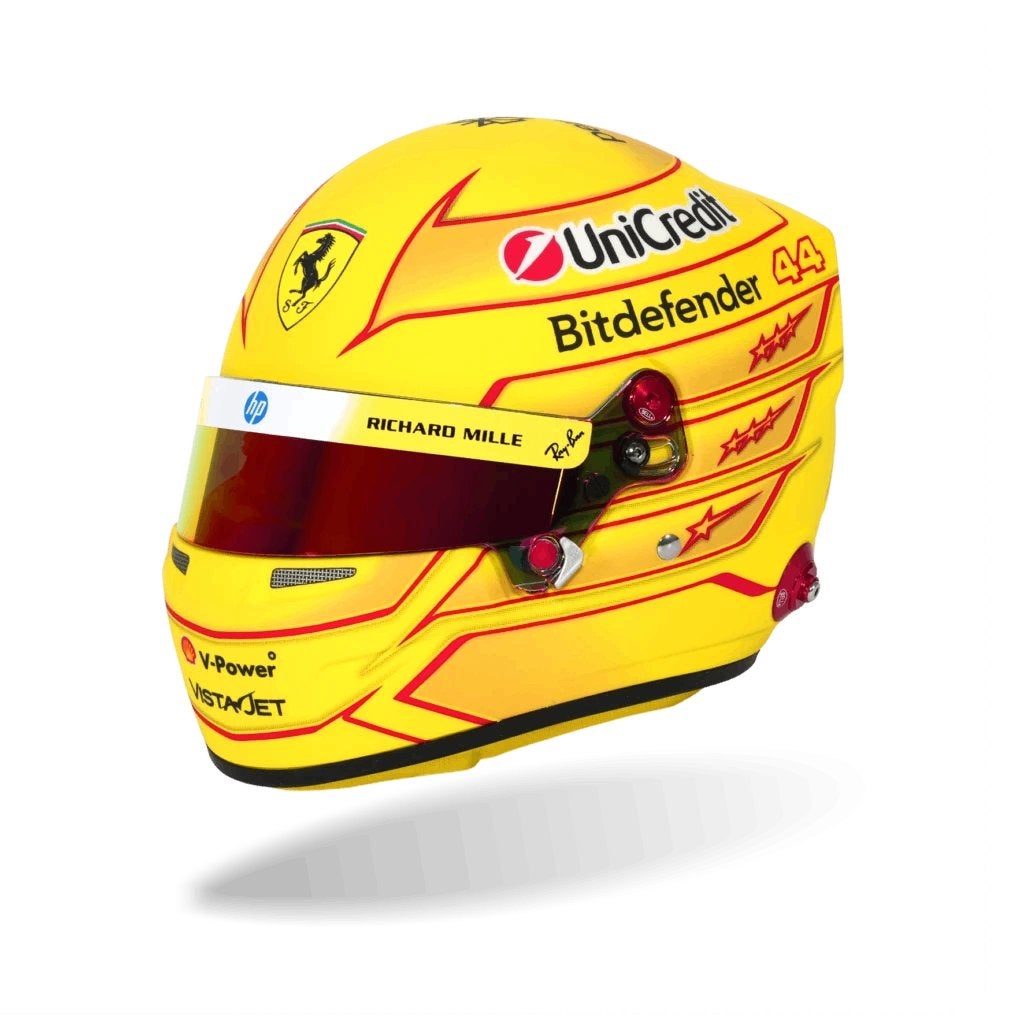 Lewis Hamilton - Helm 1:2 - 2026 seizoen - Bell Helmets, Verzamelen, Verzenden, Nieuw, Formule 1