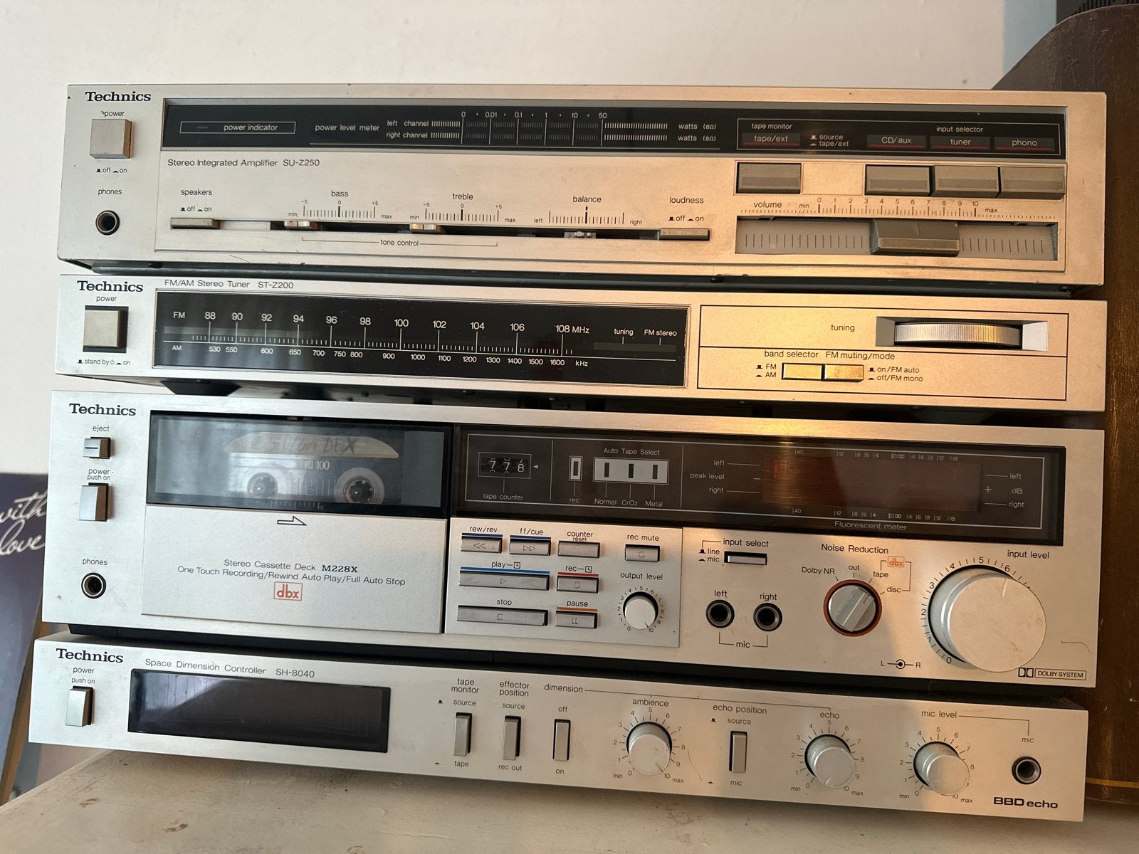 Technics Stereo Set: Cassettedeck, Versterker, Tuner, Contro, Overige merken, Gebruikt, Cassettedeck, Losse componenten