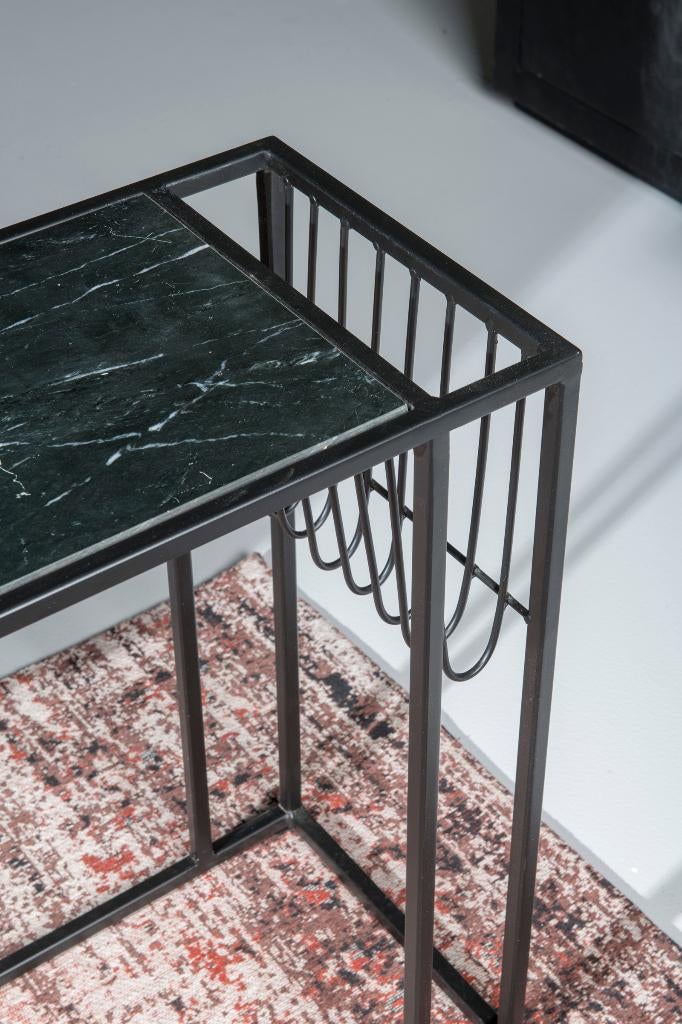 Fabrieksverkoop marmer bijzettafels salon tafels lage prijs, Overige materialen, Minder dan 55 cm, Nieuw, Ophalen