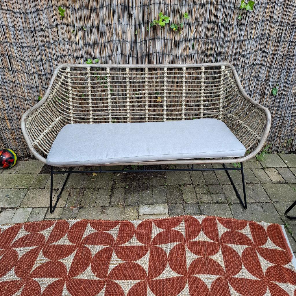 tuinbank, Ophalen, Zo goed als nieuw, Rotan