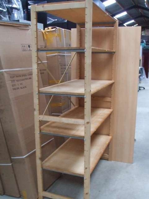 Magazijn Boardverlijmd legbordstelling 50 cm diep, Huis en Inrichting, Ophalen, Gebruikt, -, -
