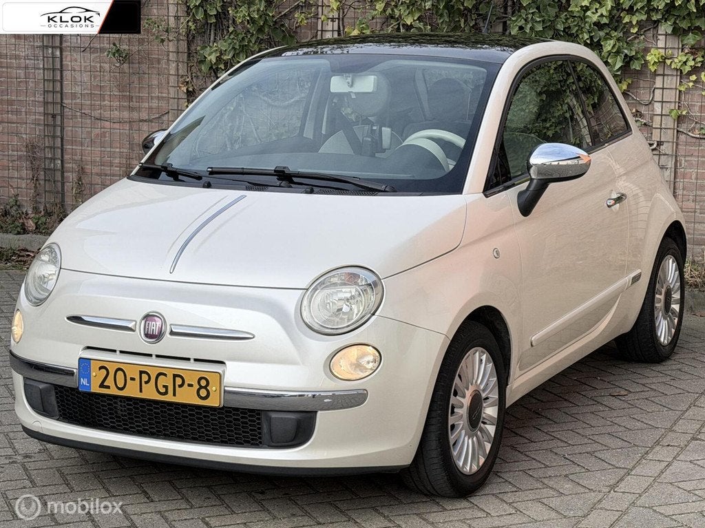 Fiat 500 1.2 Lounge Automaat Nap Airco Pano Navi Distrib V.V, Euro 5, 1242 cc, Origineel Nederlands, Bedrijf