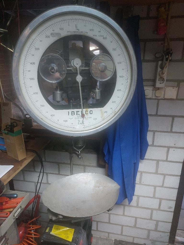 weegschaal, Ophalen, Analoog, Hangweegschaal, Gebruikt