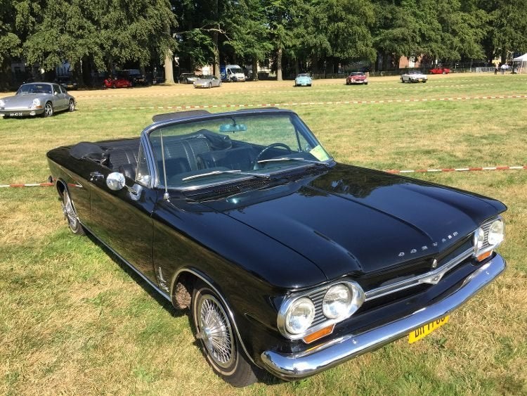 Chevrolet Corvair 1964 Zwart, Achterwielaandrijving, 1200 kg, Cabriolet, Zwart