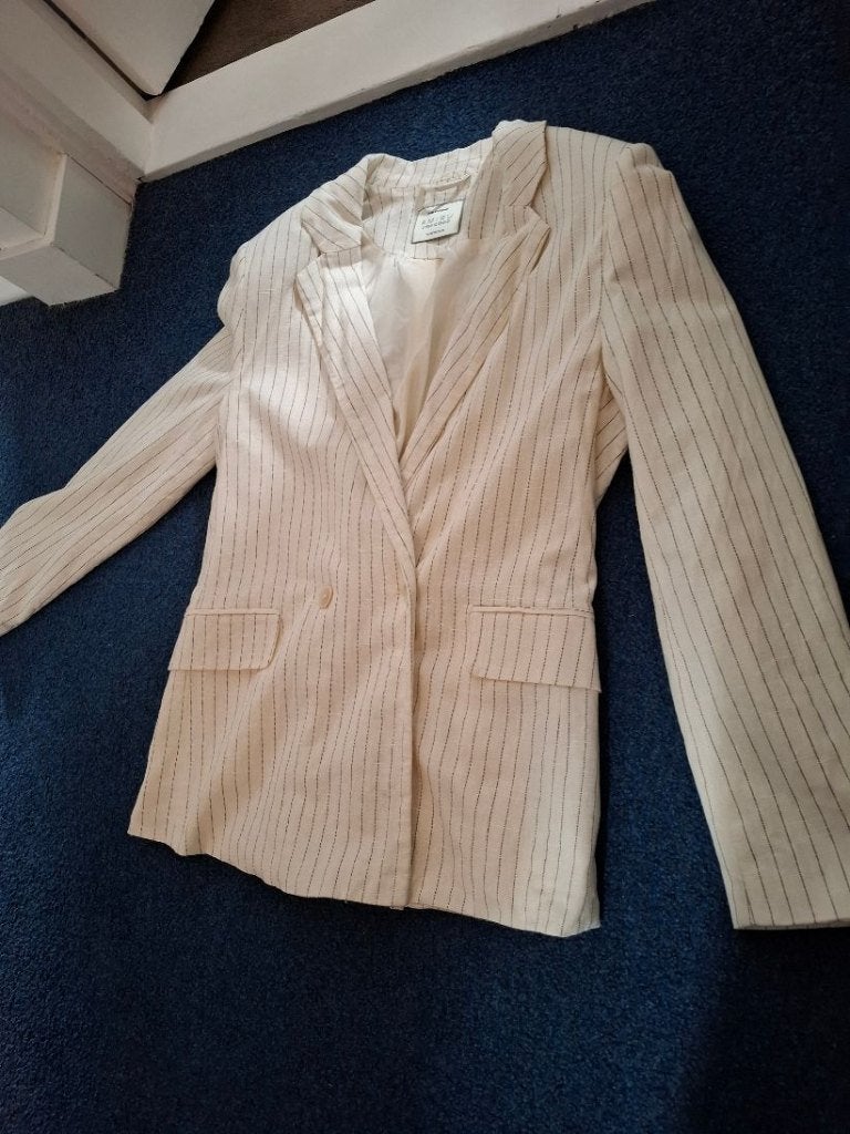 AMISU blazer M-38/40 INCL.VERZENDEN, Maat 38/40 (M), Wit, Ophalen of Verzenden, Zo goed als nieuw