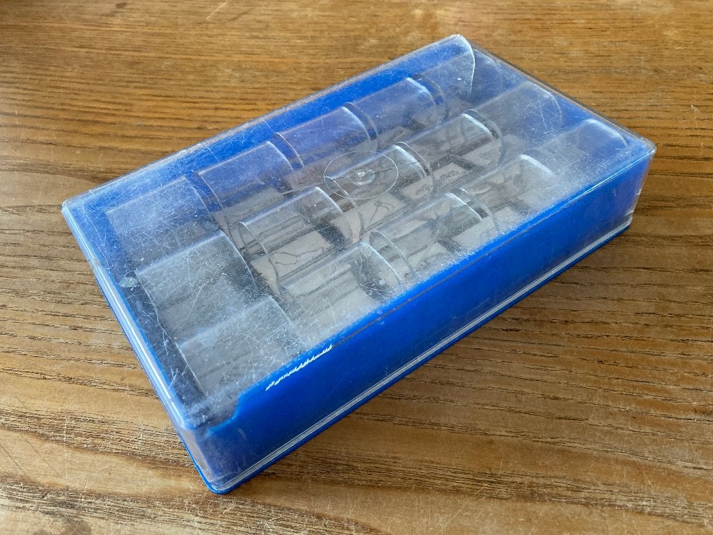Doosje met 15 vintage schoolstempels plaatjes-stempels, Hobby en Vrije tijd, Stempelen, Ophalen of Verzenden, Gebruikt, Overige typen