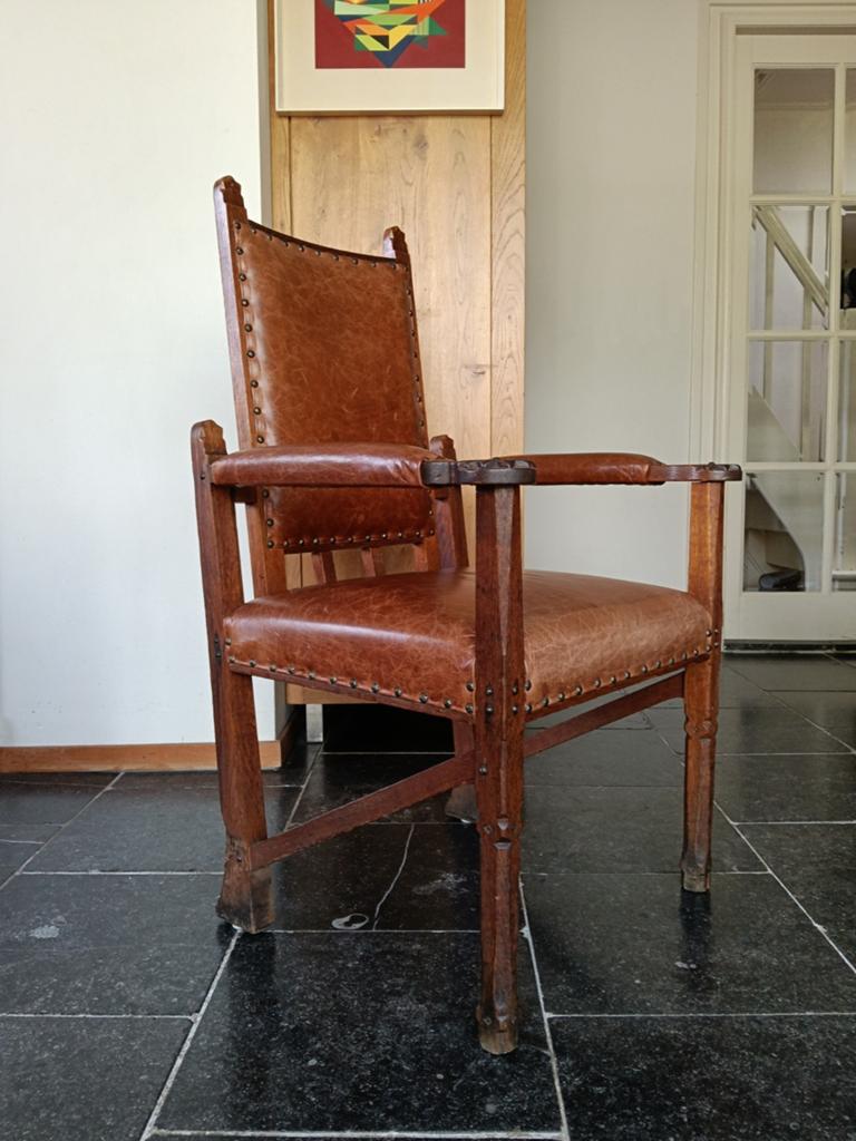 Zeldzame H.P. Berlage stoel  1895, Antiek en Kunst, Antiek | Meubels | Stoelen en Banken, Ophalen