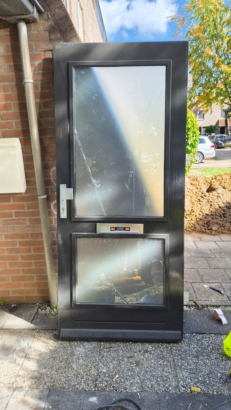 Voordeur 93 x 211,5 hr++, Ophalen, Gebruikt, Buitendeur, 200 tot 215 cm