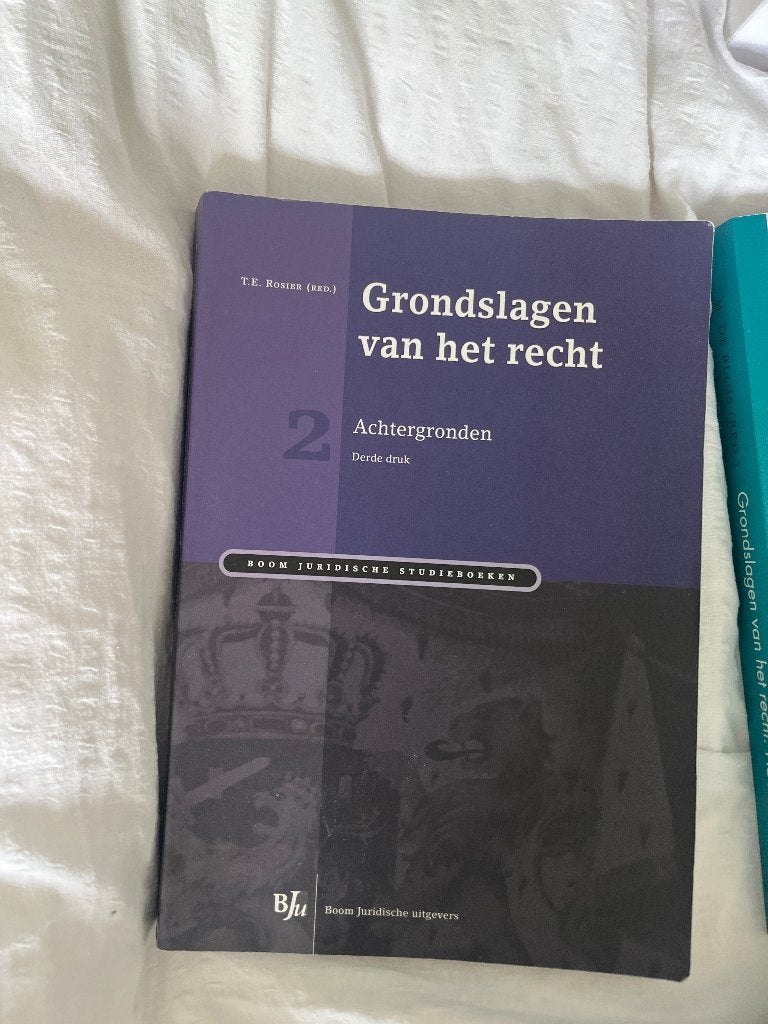 Grondslagen van recht, eerste jaars UU boeken, Boeken, Studieboeken en Cursussen, Ophalen, Nieuw, Diverse auteurs, WO