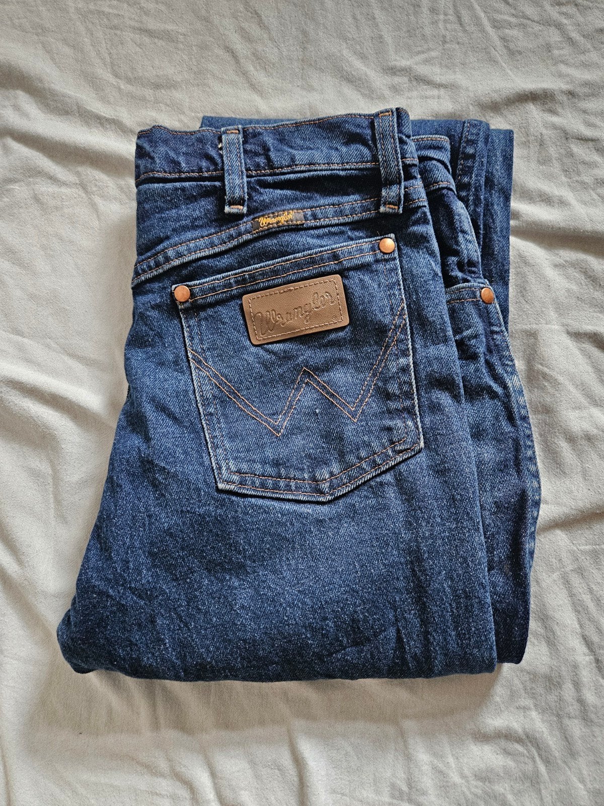 Wrangler spijkerbroek maat 32x30, Blauw, Wrangler, W32 (confectie 46) of kleiner, Ophalen of Verzenden