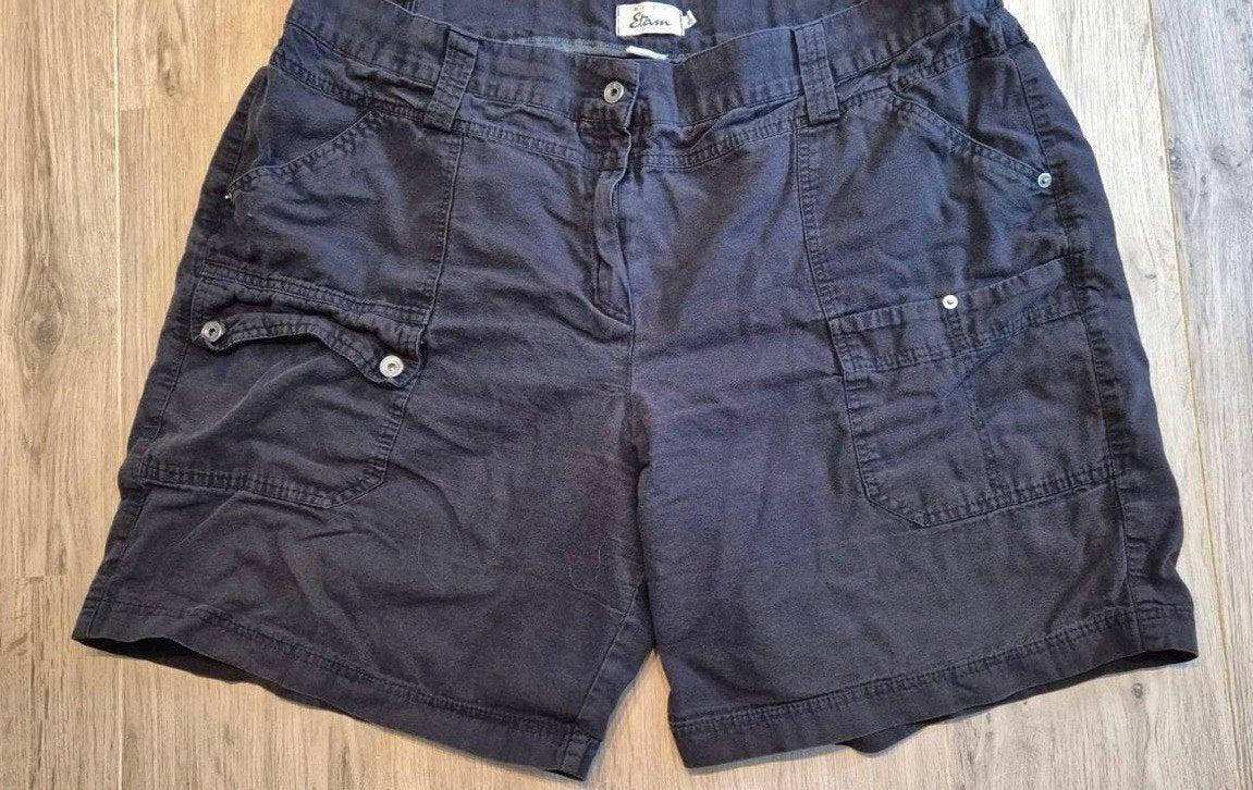 zwarte korte broek miss etam maat 54, Kleding | Dames, Ophalen of Verzenden, Zo goed als nieuw, Zwart, Broek of Spijkerbroek