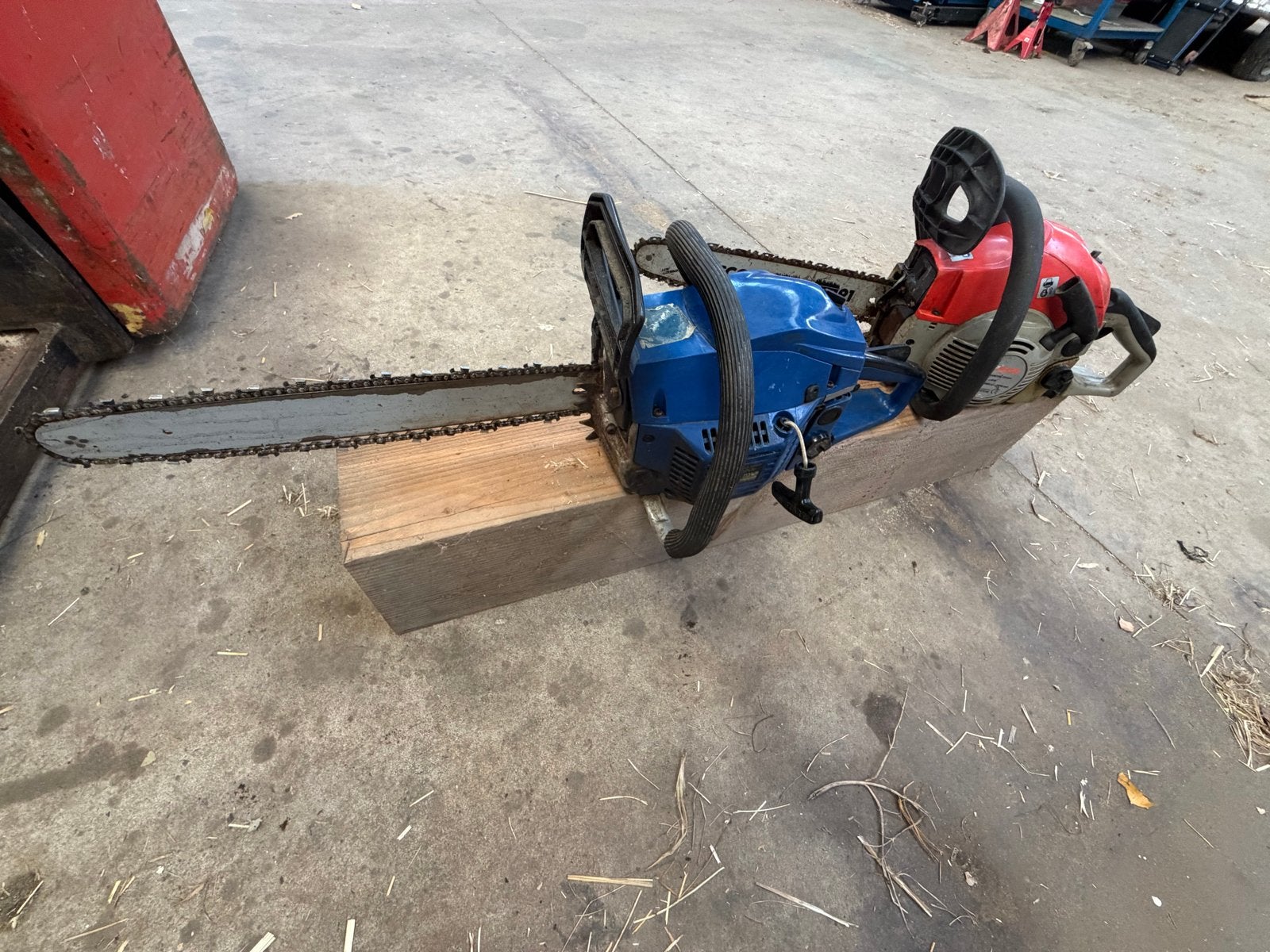 Kettingzaag Top Craft en een topsun, Doe-het-zelf en Verbouw, Ophalen, Gebruikt, Kettingzaag, 30 tot 70 mm