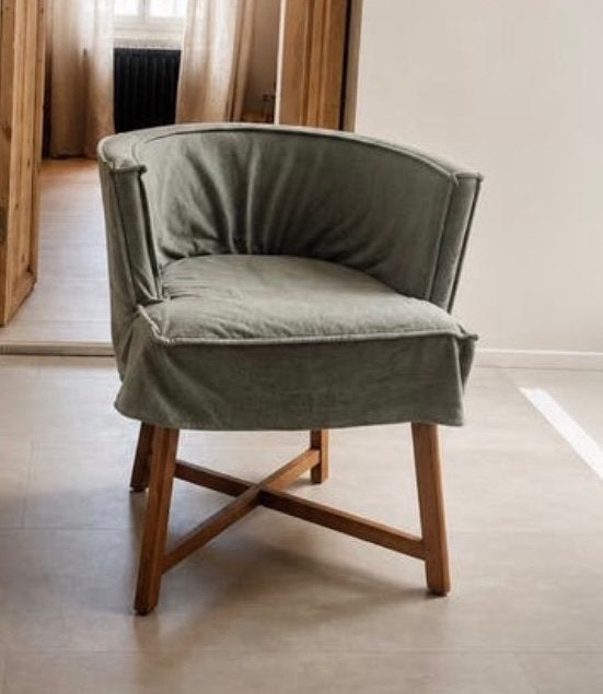 Prachtige PEEPERKORN Dirkje fauteuil : ) zo goed als nieuw, Ophalen, Zo goed als nieuw, 75 tot 100 cm