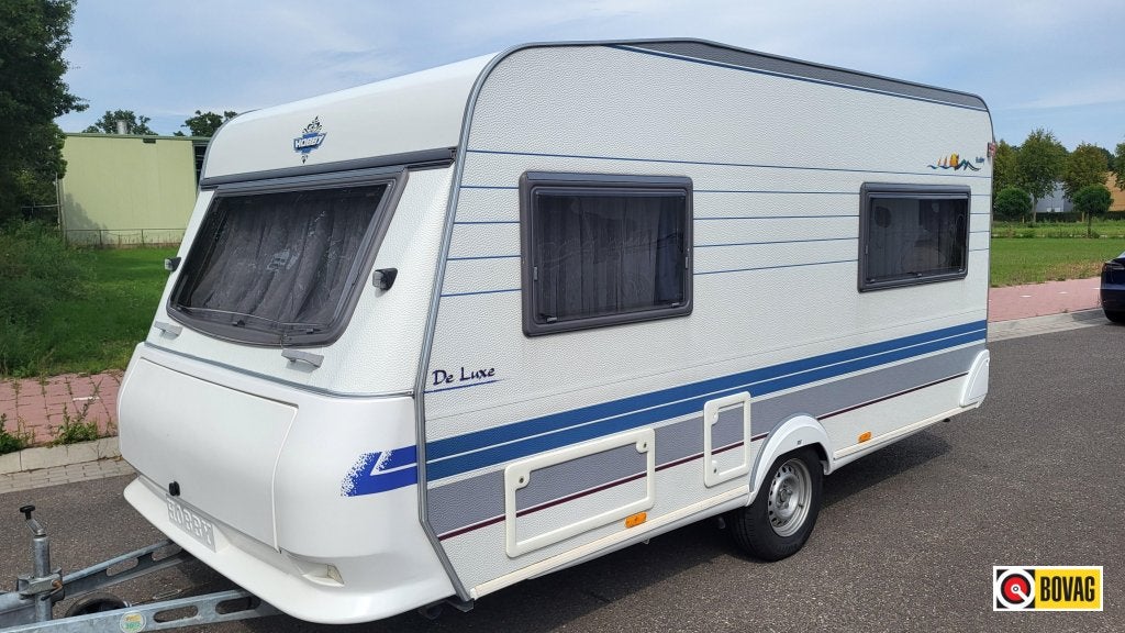 Hobby De Luxe 440 SB, Caravans en Kamperen, Caravans, Hobby, Bedrijf, Ringverwarming, 4 tot 5 meter