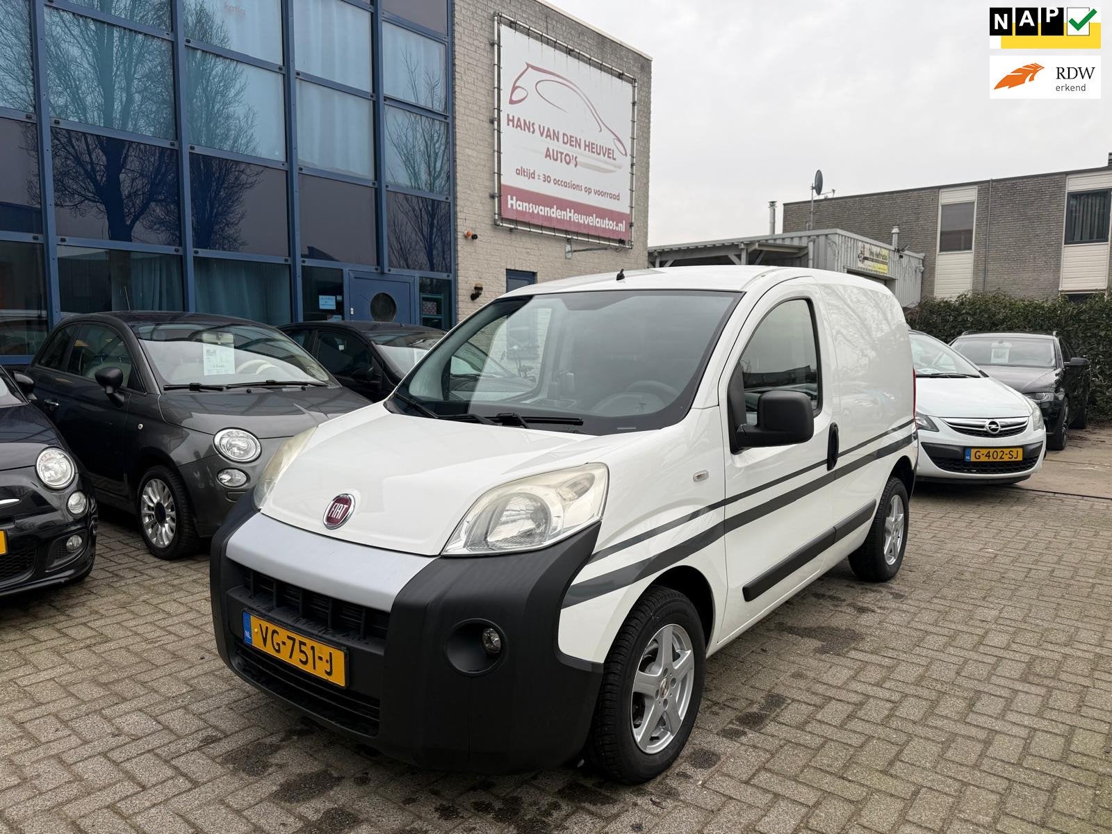 Fiat Fiorino 1.3 MJ SX BTW, Airco, APK 01/27, TREKHAAK, Voorwielaandrijving, Euro 5, Gebruikt, 4 cilinders