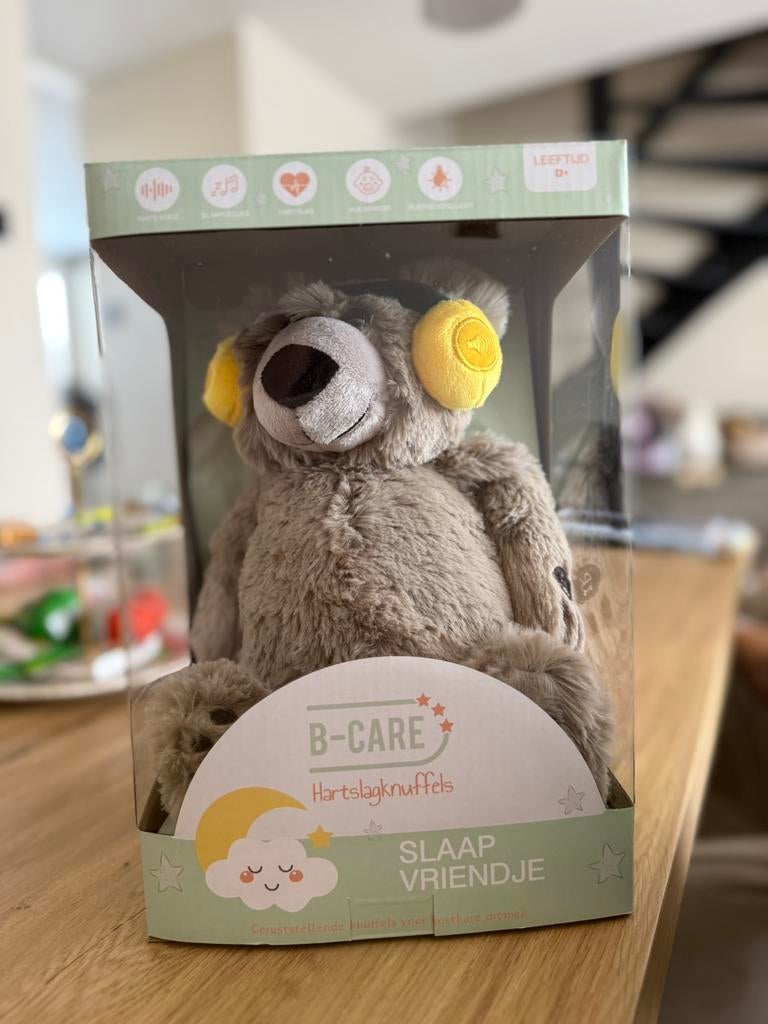 Nieuwe slaapvriendje / knuffel met hartslag en witte ruis, Ophalen of Verzenden, Zo goed als nieuw, Speelgoed
