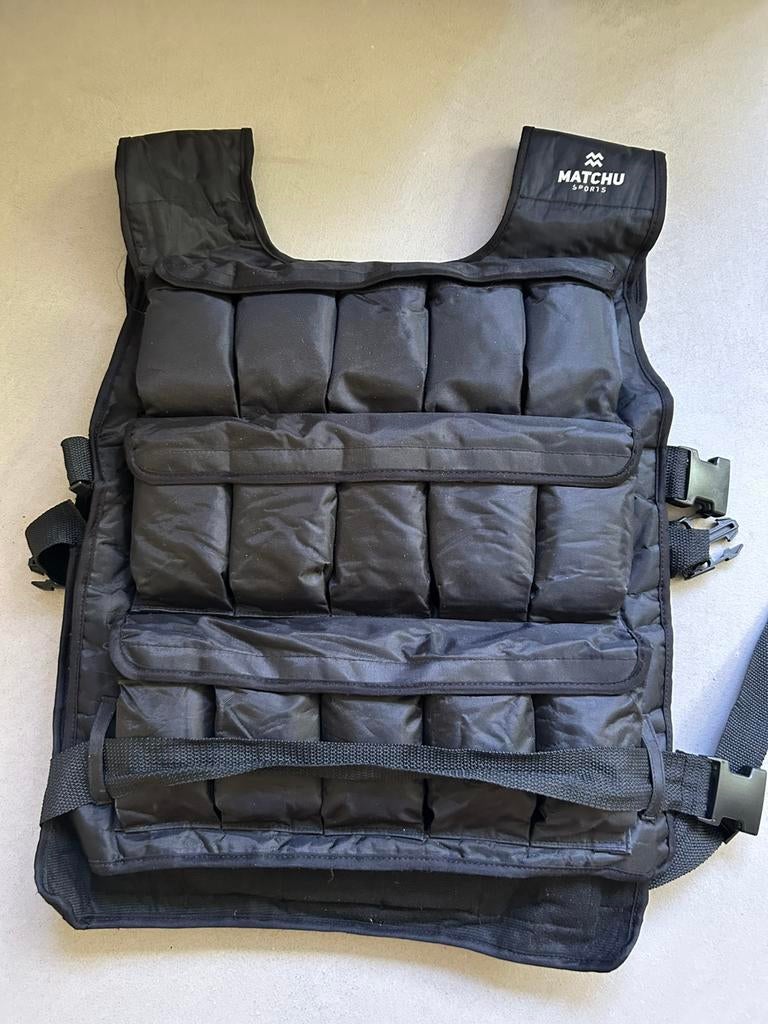 Gewichtsvest, 15 kg goed verdeeld., Sport en Fitness, Fitnessmaterialen, Ophalen of Verzenden, Zo goed als nieuw