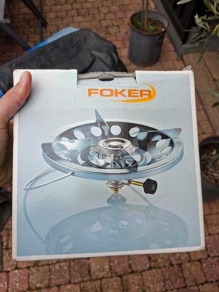 Foker Camping Gasfornuis - Nieuw in doos, Caravans en Kamperen, Ophalen of Verzenden, Nieuw