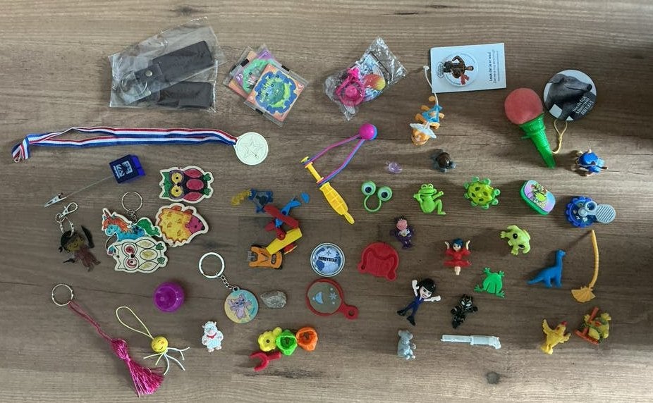 Grote verzameling grabbelton speeltjes, Ophalen of Verzenden, Gebruikt, Jongen of Meisje