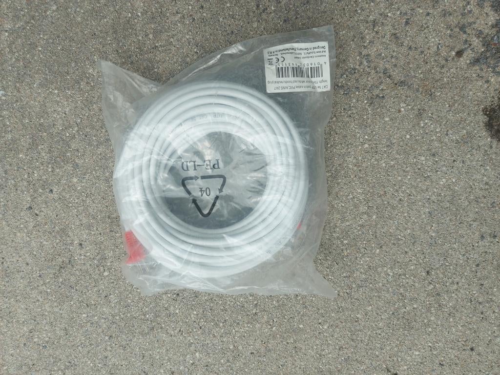 2x 15 meter UTP kabel CAT 5e wit, Computers en Software, Pc- en Netwerkkabels, Ophalen, Nieuw