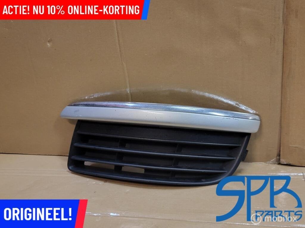 BUMPERROOSTER LINKSVOOR LA7W GOLF 5 V VARIANT JETTA 5 GRILLE, Gebruikt, VOLKSWAGEN, Volkswagen, Ophalen of Verzenden