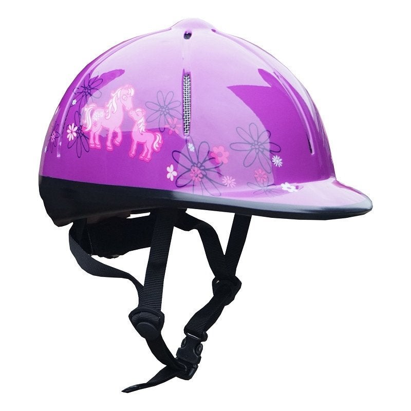 Paarse Red Horse Rider cap maat S/M (53-57), Nieuw, Ophalen of Verzenden, Info@horka.com, Horka International B.V.