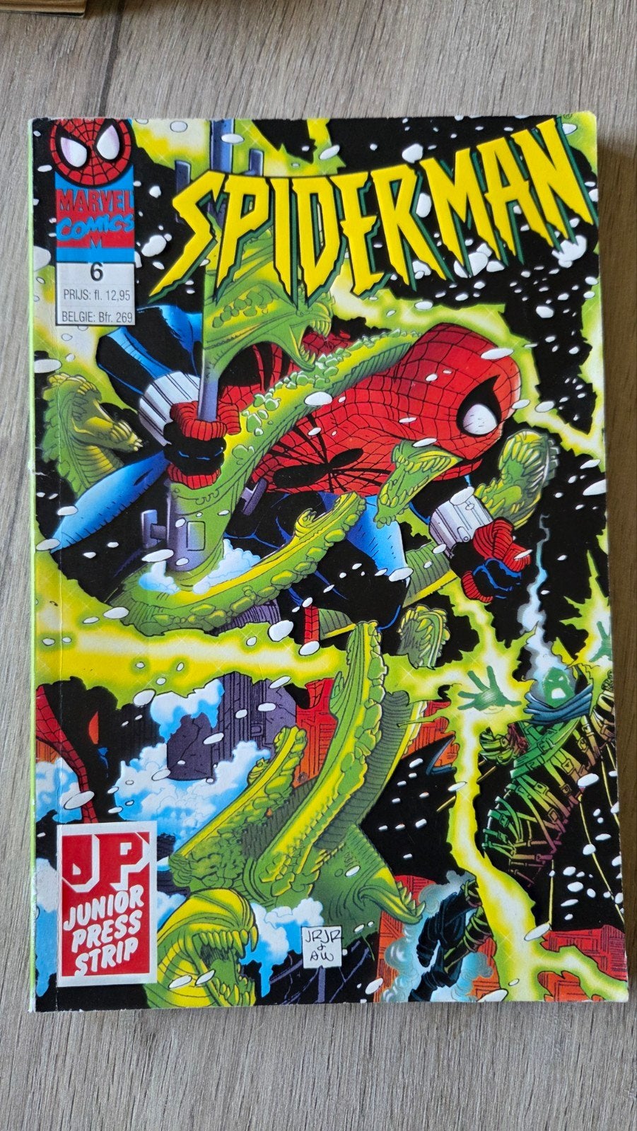 Spider-Man Junior Press Strip Nummer 6, Eén stripboek, Ophalen of Verzenden, Gelezen, Marvel Comics
